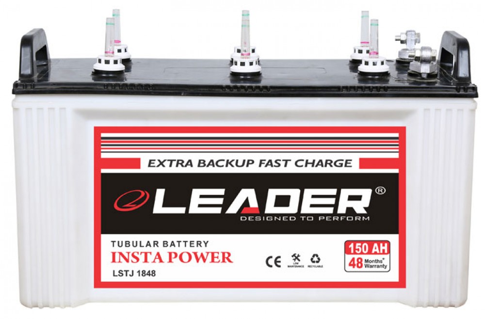 Leader 150Ah Short Tubular Inverter Battery